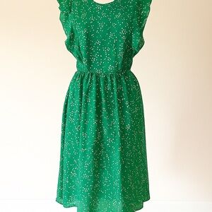 Green Polka Dot Dress